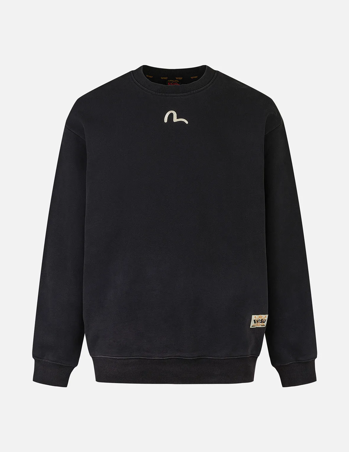 Ebisu Print and Multiple Pocket Washed Relax Fit Sweatshirt