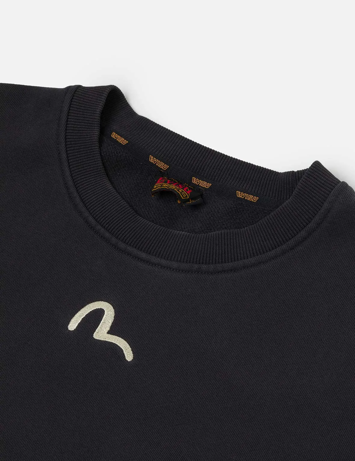 Ebisu Print and Multiple Pocket Washed Relax Fit Sweatshirt