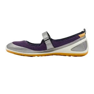 Ecco Biom Mary Jane Ballerinas Fabric Purple Colour For Women