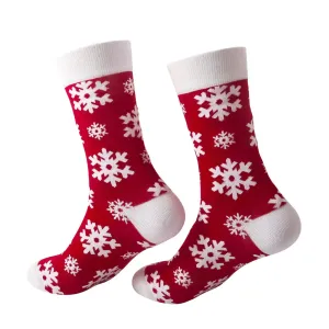 Eco Chic Eco-Friendly Snowflake Bamboo Socks