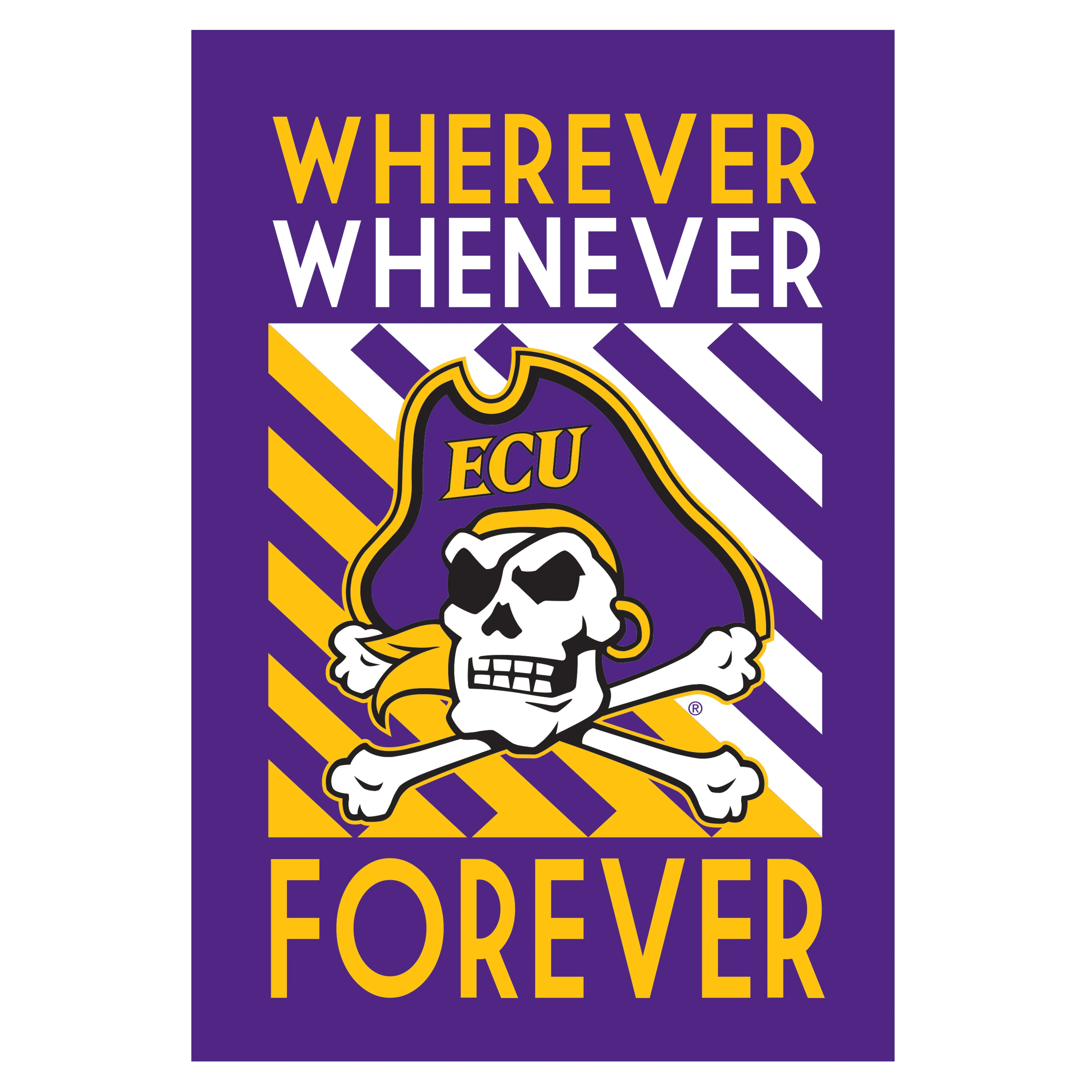 ECU, WWF Flag GARDEN