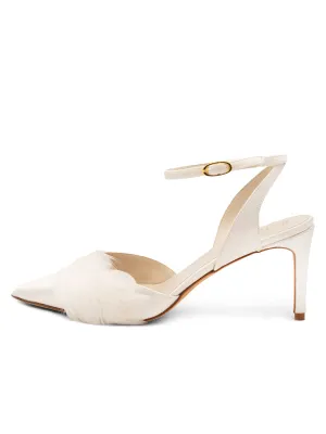 Effie Pointed Toe Feather Pump