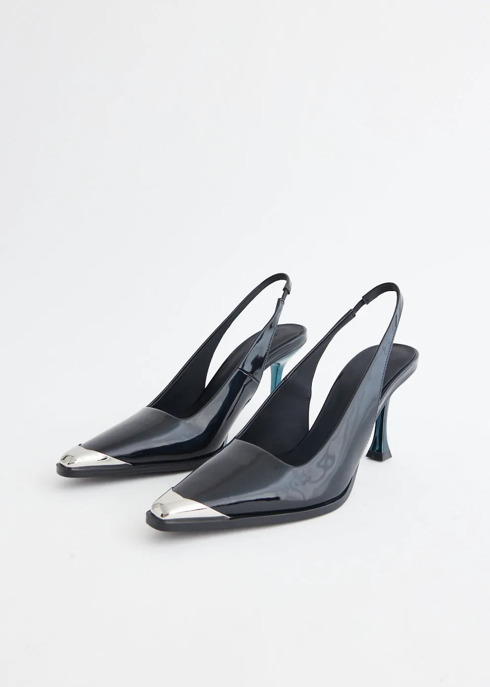 Eiffel 1963 Metal Cap Sling Back Heels