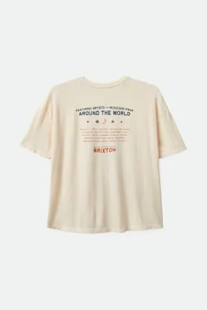El Festival Oversized Boyfriend Tee - White Smoke