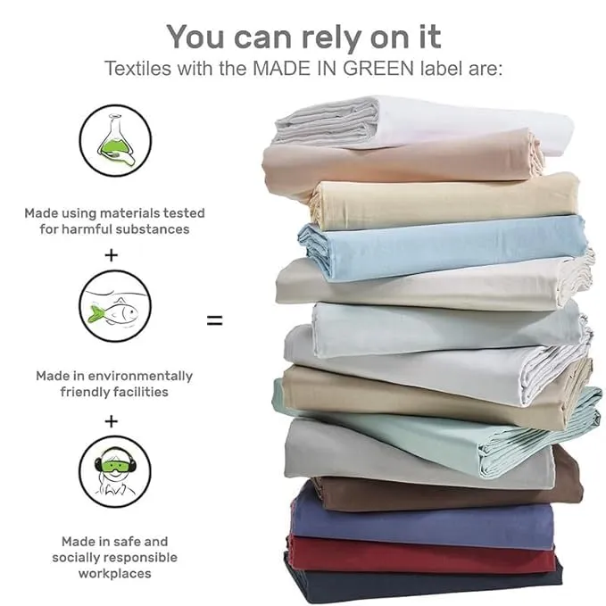 Elastic Fitted Bedsheets Single Bed Size 400 TC - Cotton Elastic Bedsheet Single Bed Only 35 x 75_10 Inch Drop- Color_Chocolate Solid [ Fitted Sheet Only Pillow Cover Not Included