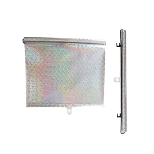 Electric Bike Telescopic Sunshade Rain Shield Motorcycle Rain Cover, Size: 45 x 125cm Silver