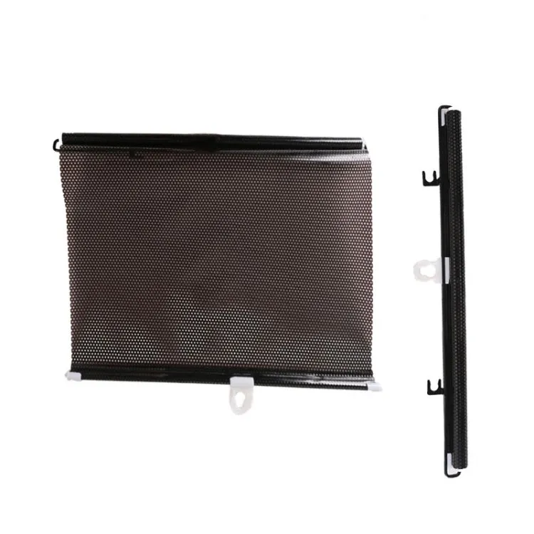 Electric Bike Telescopic Sunshade Rain Shield Motorcycle Rain Cover, Size: 50 x 125cm Black