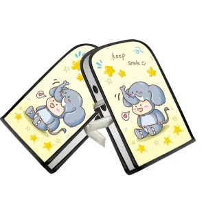 Electric Scooter Bicycle Handlebar Cover Summer Sun Protection Anti-UV Riding Gloves(Lucky Elephant)