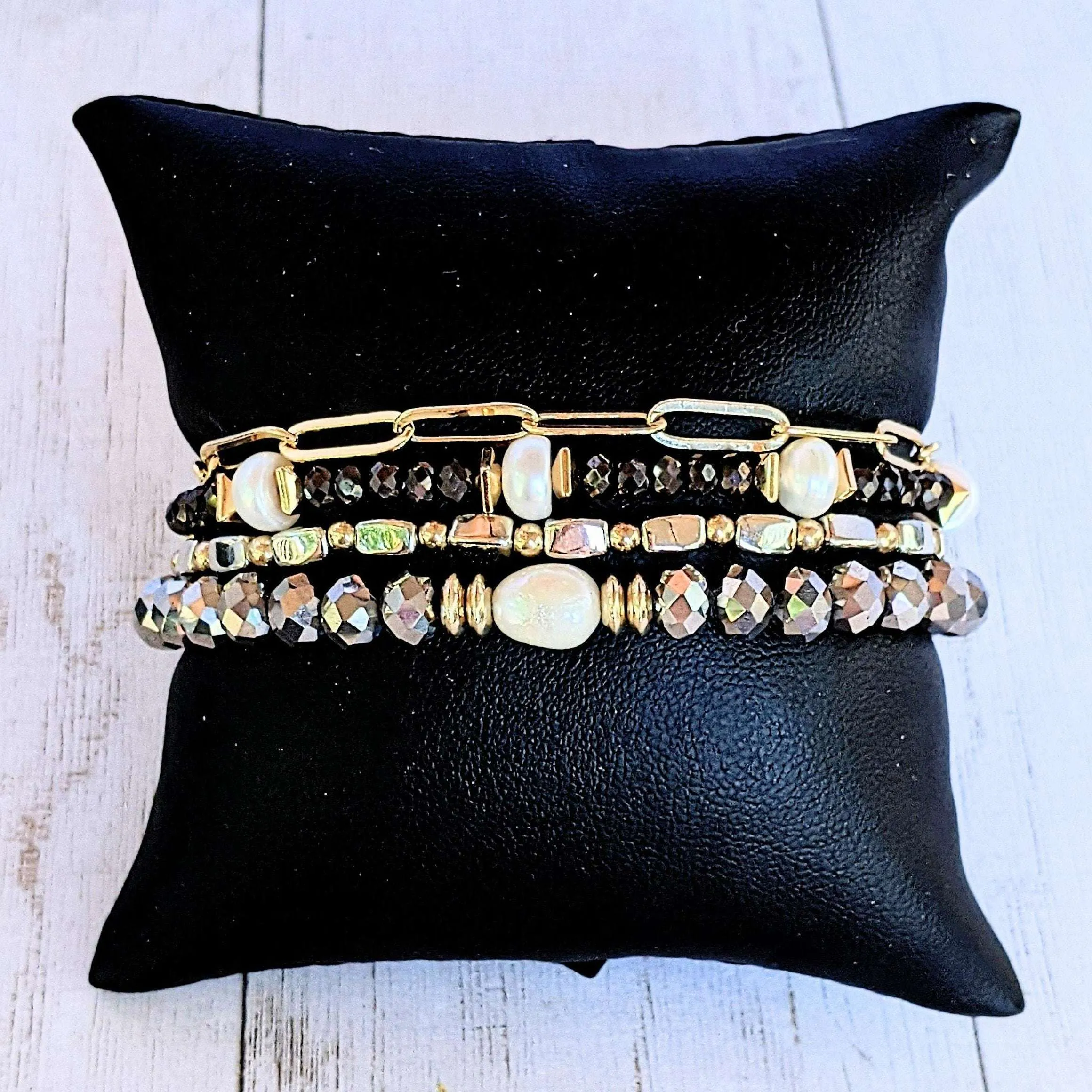 Elegant Energy Crystal Endless wrap bracelet
