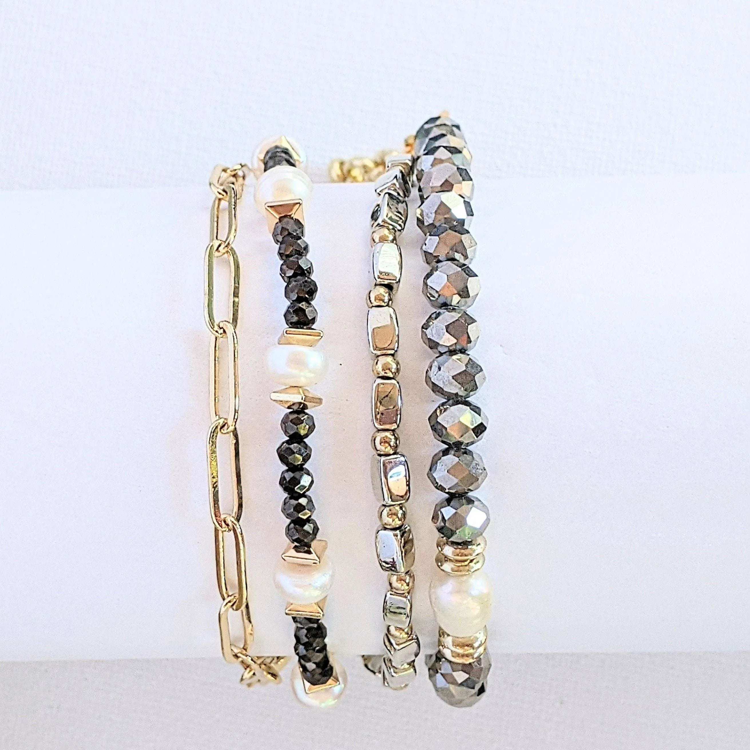 Elegant Energy Crystal Endless wrap bracelet