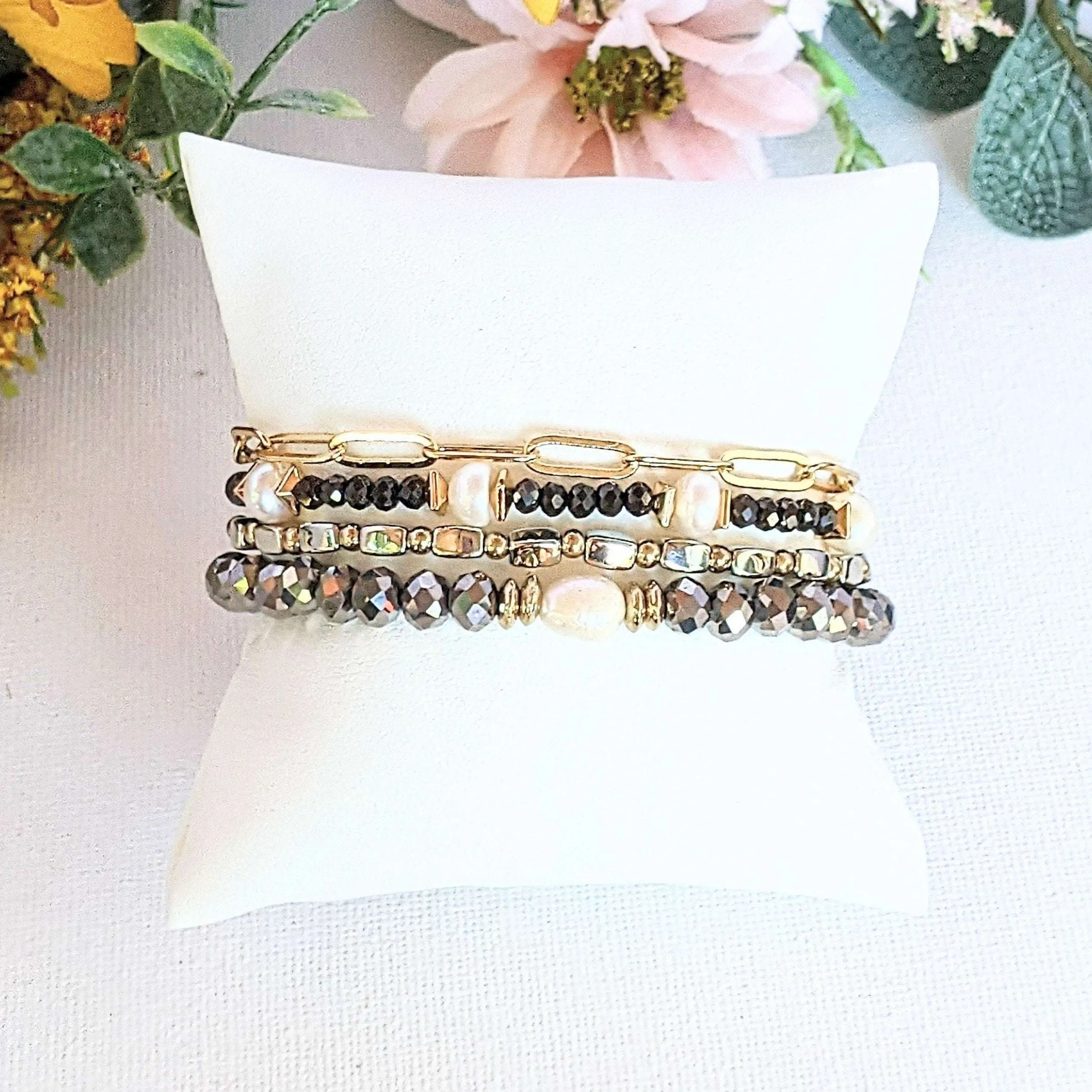 Elegant Energy Crystal Endless wrap bracelet
