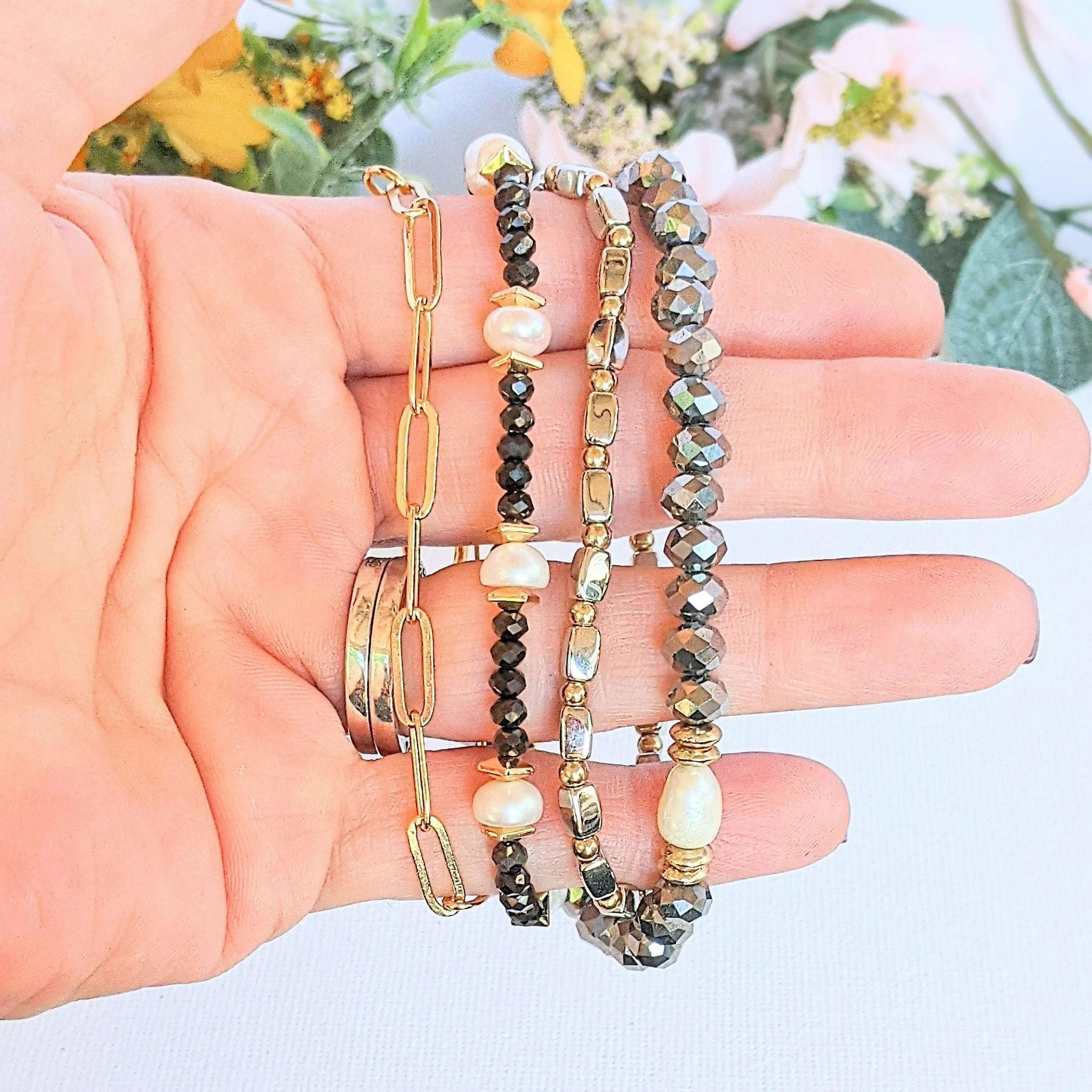 Elegant Energy Crystal Endless wrap bracelet