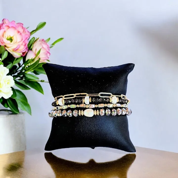 Elegant Energy Crystal Endless wrap bracelet