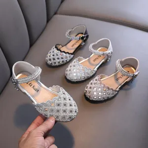 Elegant Girls' Sandals Magic of Shining Toes Shining Princess's Choice