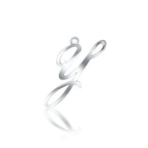 Elegant Letter “Y” Charm