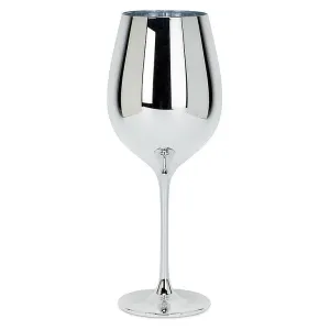 Elegant Silver Wine Glass