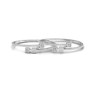 Elegant Stylish 925 Silver Bangle