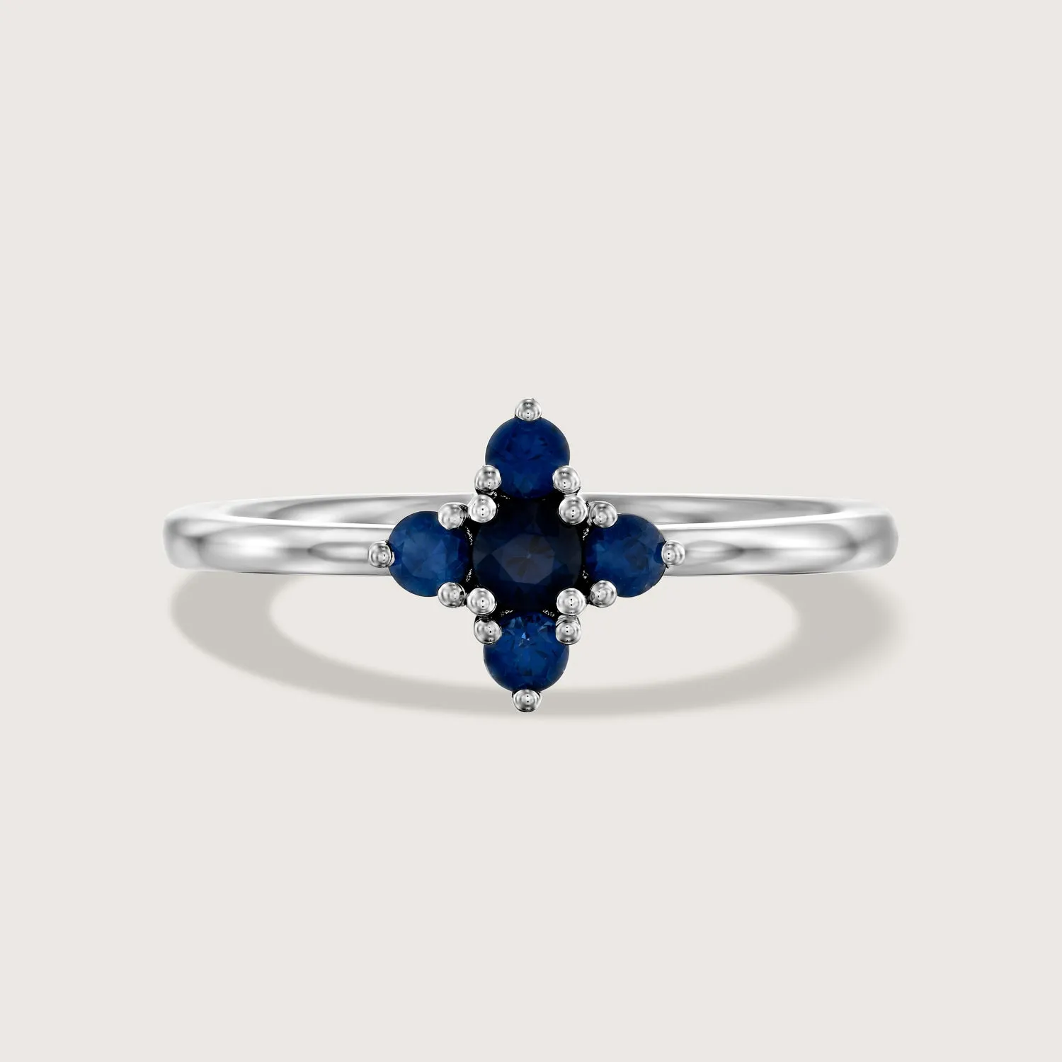 Eliana Ring with Blue Sapphires
