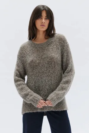 Elise Knit Clove Marle