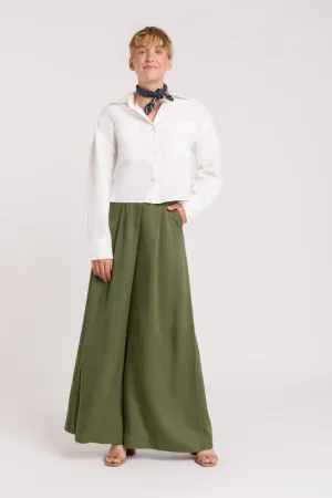 Elsa Flowy Pants Green