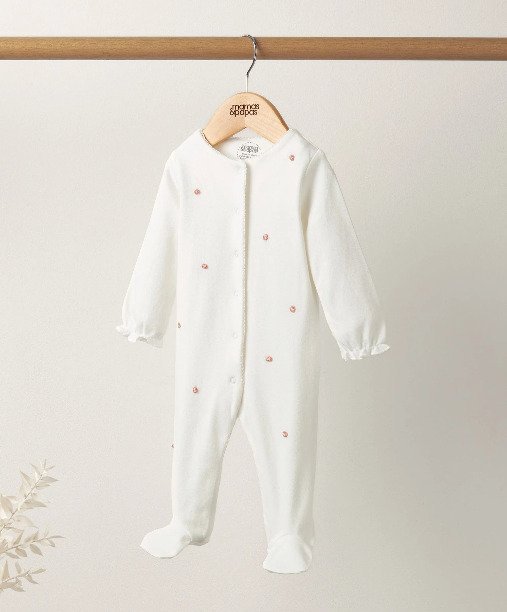 Embroidered Flower All-in-One