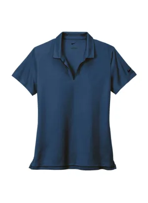 Embroidered Polo | Nike Women&#x27;s Dri-FIT Micro Pique 2.0 Polo Gym Blue 