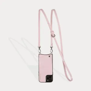 Emma Pebble Leather Crossbody Bandolier - Primrose/Silver