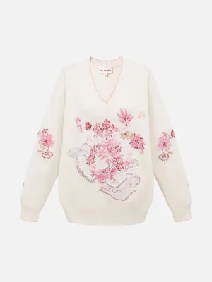 EP YAYING Relaxed Fit Wool Knit Sweater