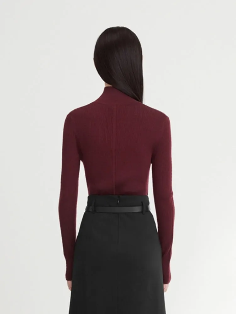 EP YAYING Wool Knit Sweater