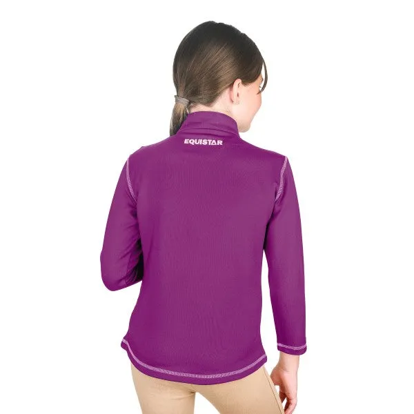 EquiStar Kids Half Zip Fleece Shirt