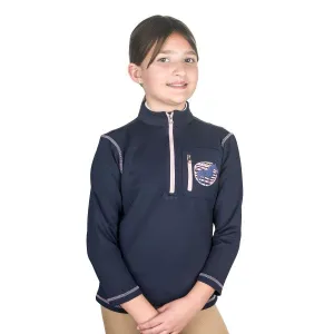 EquiStar Kids Half Zip Fleece Shirt