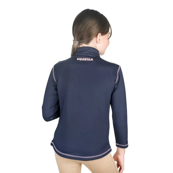 EquiStar Kids Half Zip Fleece Shirt