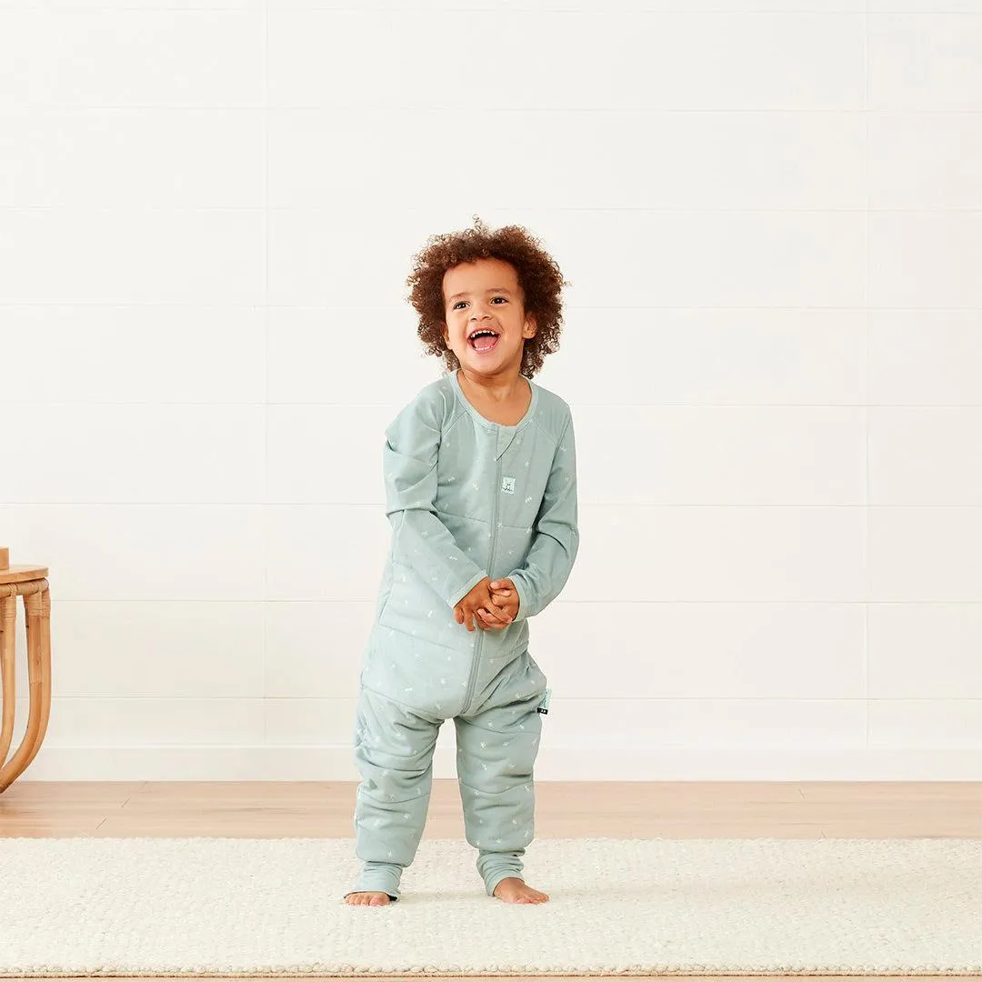 ergoPouch Organic Winter Long Sleeved Sleep Onesie - 3.5 TOG - Sage