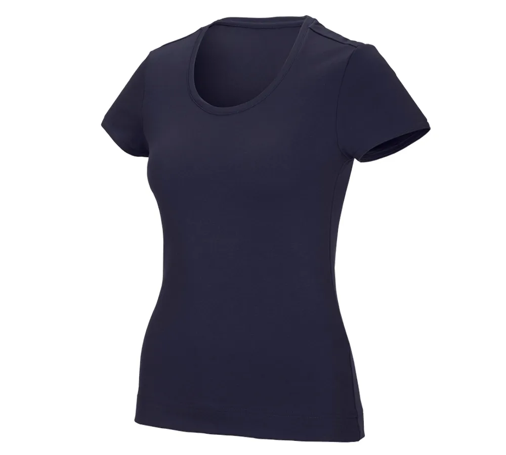 e.s. Functional T-shirt poly cotton, ladies'