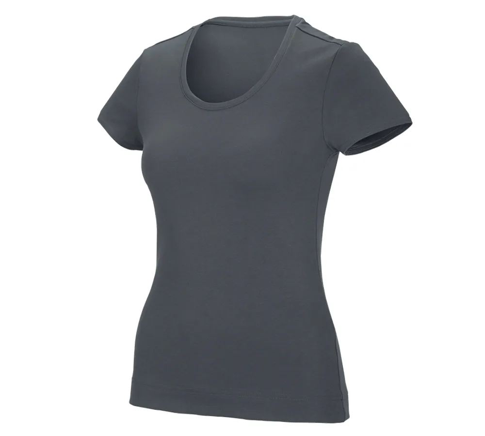 e.s. Functional T-shirt poly cotton, ladies'