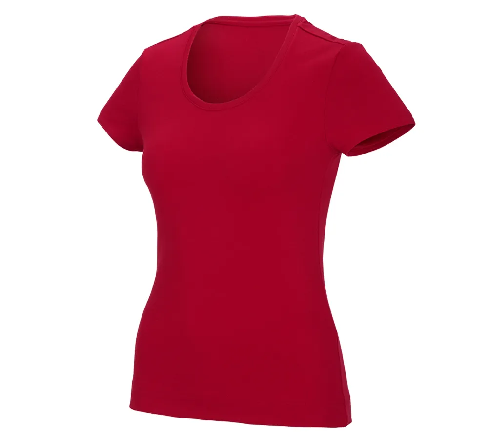 e.s. Functional T-shirt poly cotton, ladies'