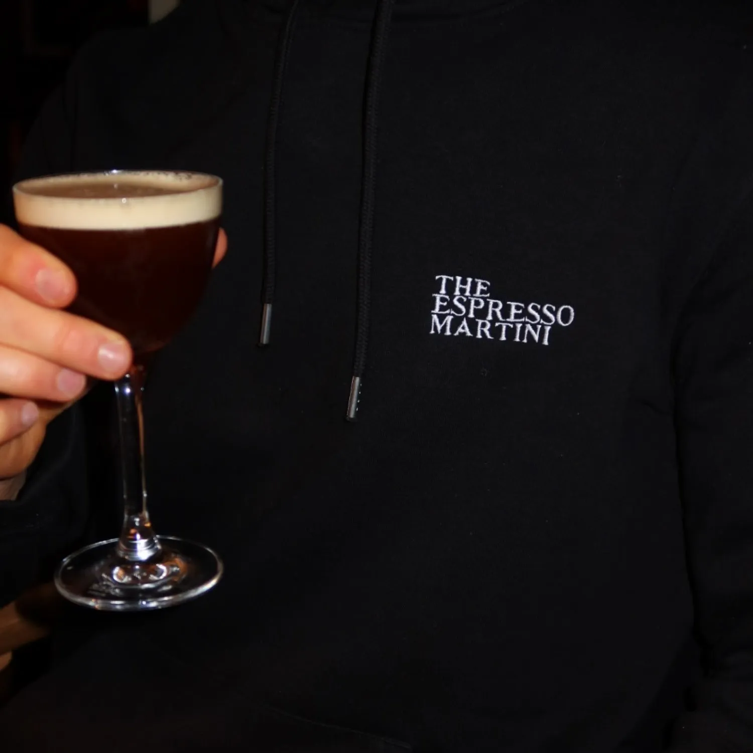 Espresso Martini "Wake Me Up" eco hoodie