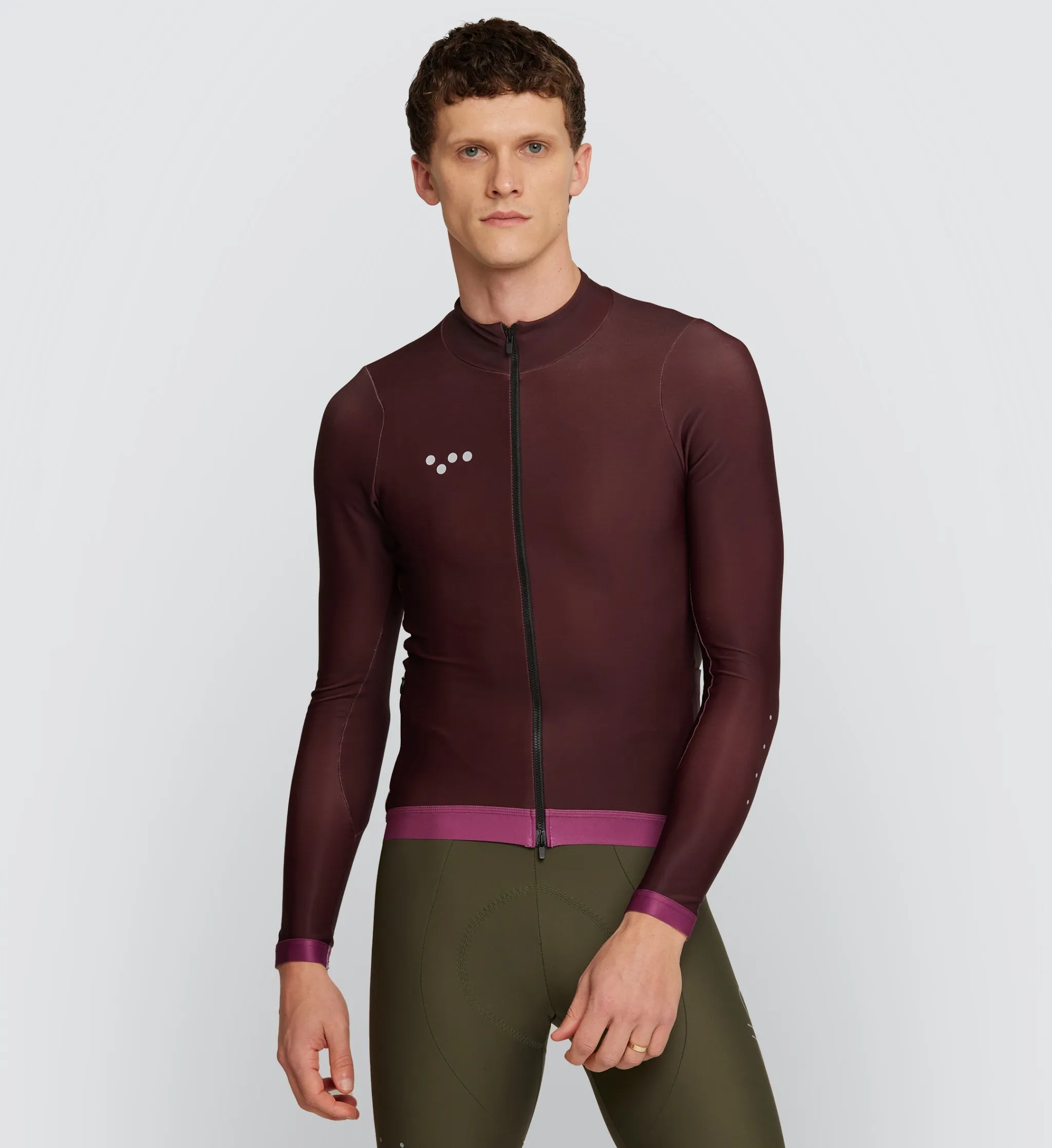 Essentials / Men's Thermal LS Jersey - Raisin