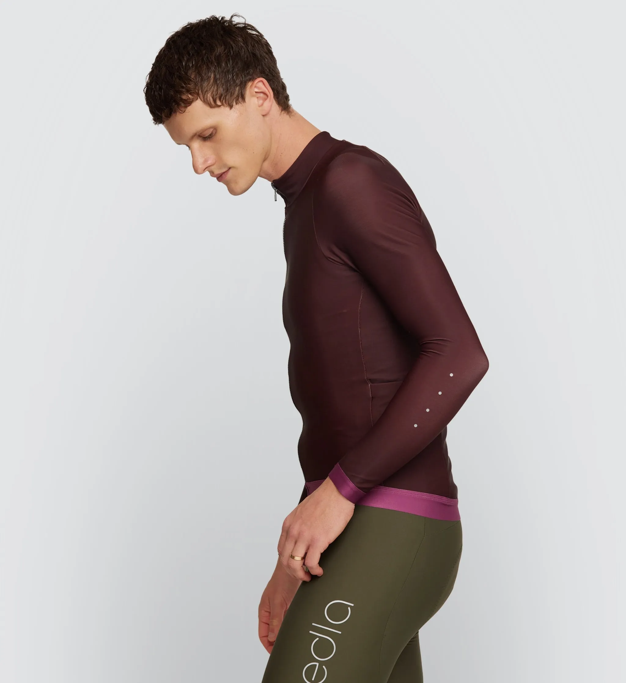 Essentials / Men's Thermal LS Jersey - Raisin
