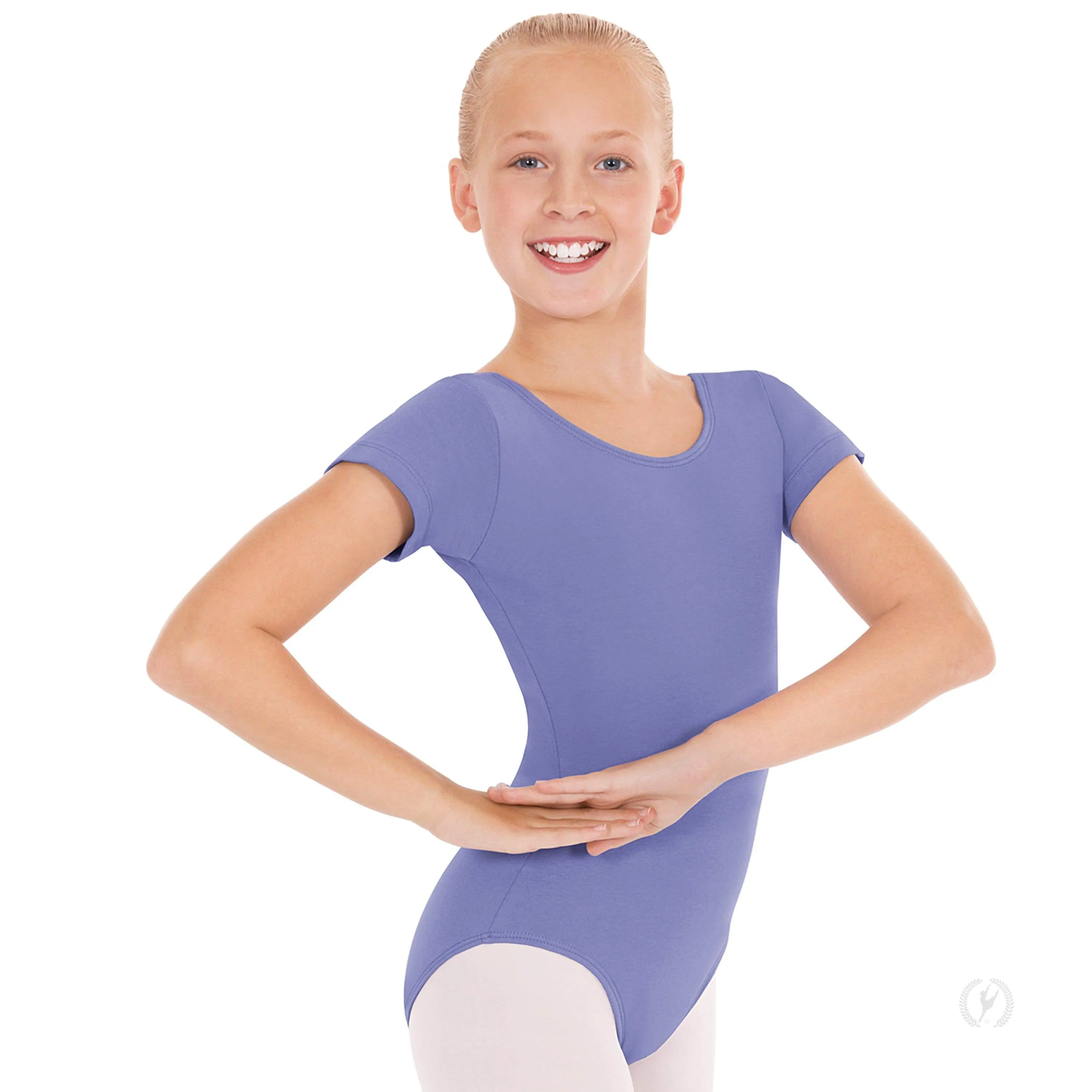 Eurotard Short Sleeve Cotton Child Leotard