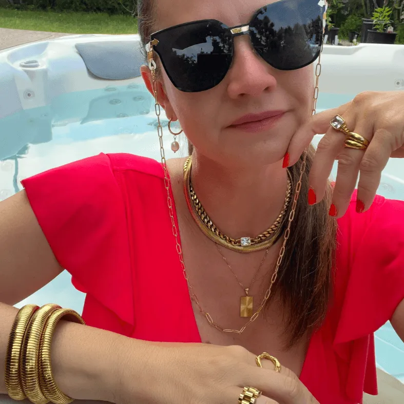 Eva Paperclip Sunglasses Chain