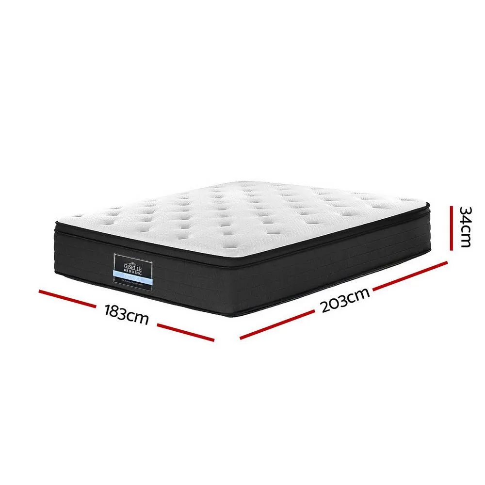 Eve Euro Top Pocket Spring Mattress 34cm Thick - King
