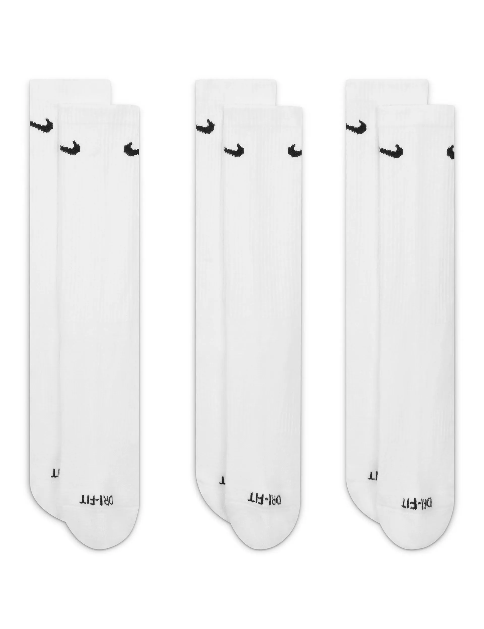 Everyday Plus Cushioned Socks (3 Pairs) - White