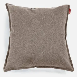 Extra Large Throw Pillow Cover 70 x 70cm - Interalli Wool Biscuit