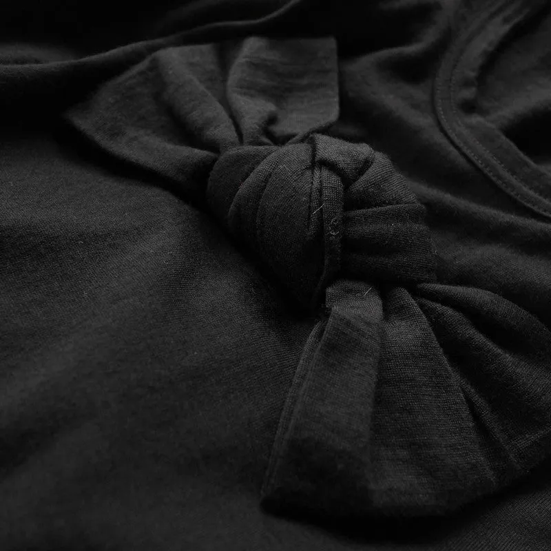 fabric bow sweater