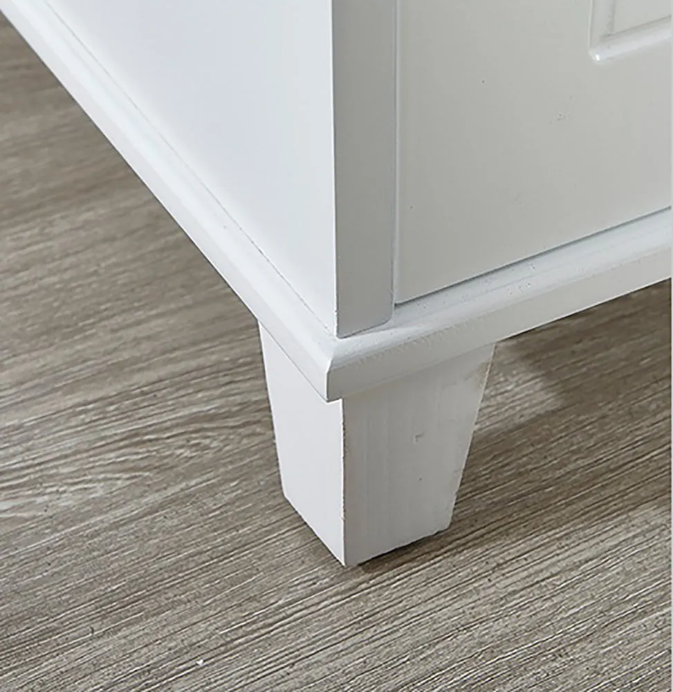 Facilehome Shoe Bench Cabinet with Cushion