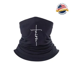 Faith-based "Faith" neck-gaiter scarf face mask