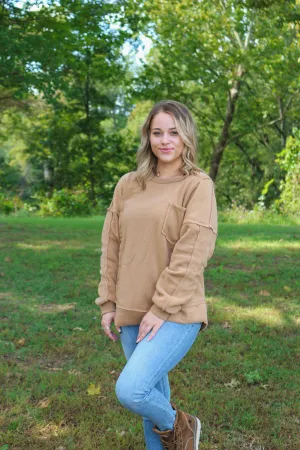Fall Commands Mocha Brown Sweater