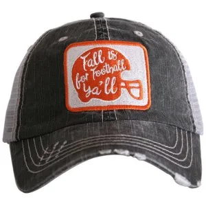 Fall is for Football Y'all Trucker Hat by Katydid