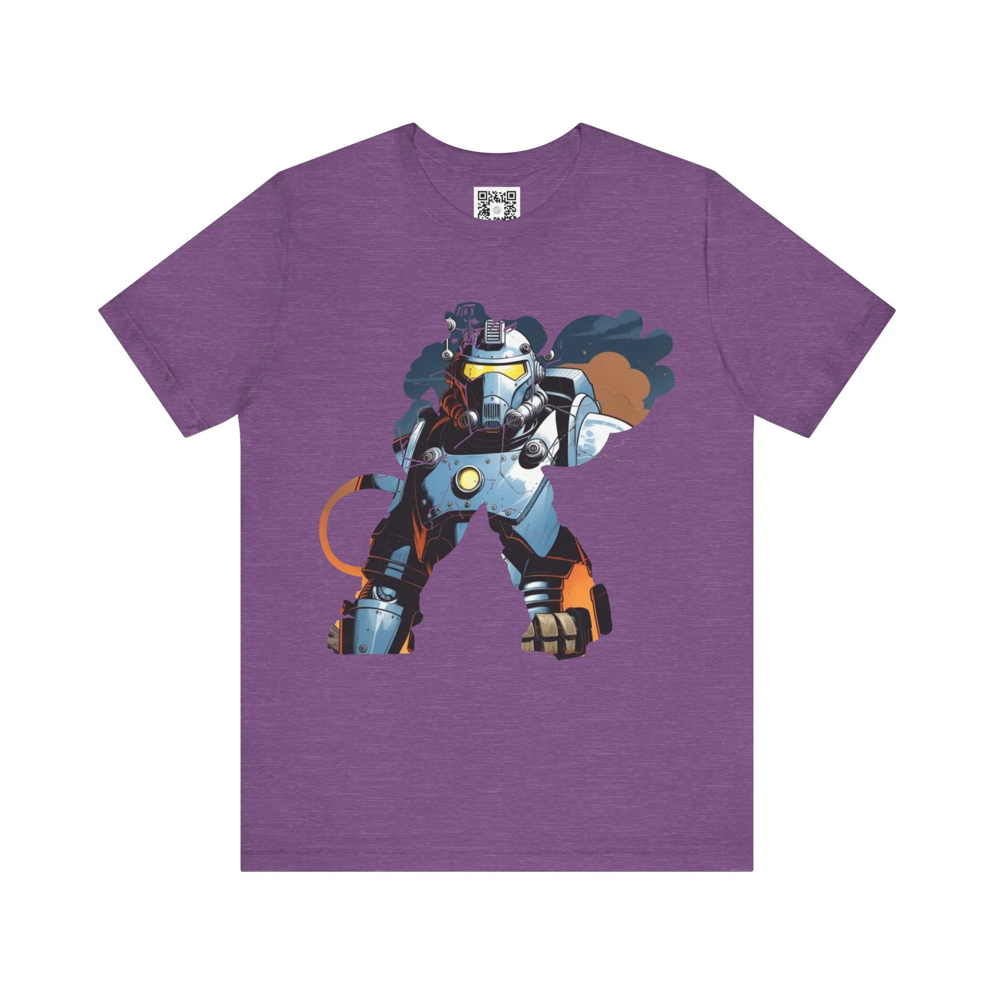 Fallout Mech Power Armour T-Shirt, Video Game Fan Apparel, Gamer Gift, Retro Gaming Clothing, Tee Shirt